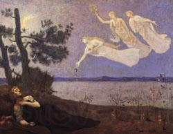 Pierre Puvis de Chavannes The Dream Norge oil painting art